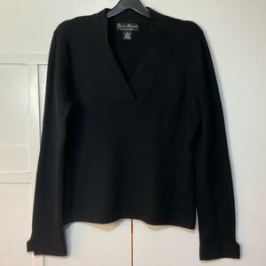 Black V-Neck Sweater